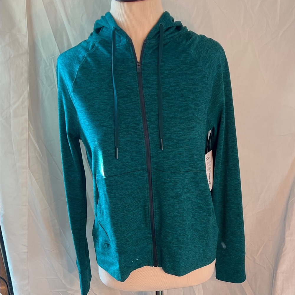 Xersion Women's Dark Teal Zip-Up Hoodie